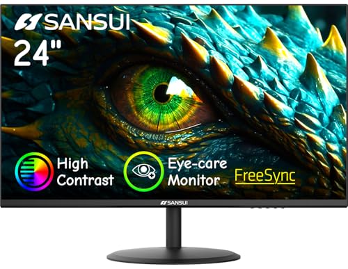 SANSUI 23.8 Inches ES-24X5AL FHD 1080p 75 Hz LCD Monitor