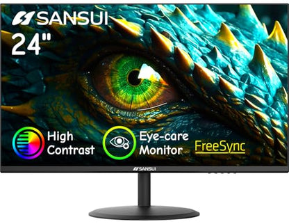 SANSUI 23.8 Inches ES-24X5AL FHD 1080p 75 Hz LCD Monitor