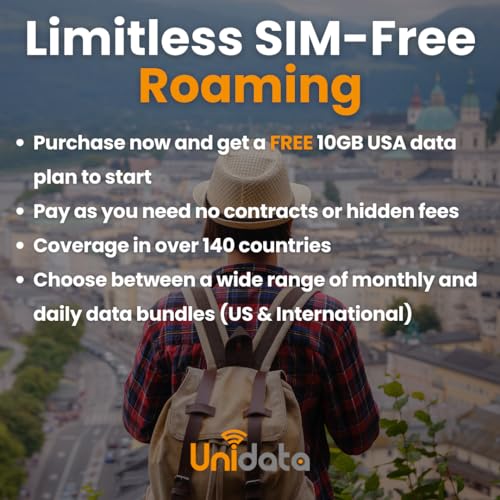 Unidata 5" WiFi U30 140+ Countries LTE Mobile Hotspot 2.4GHz