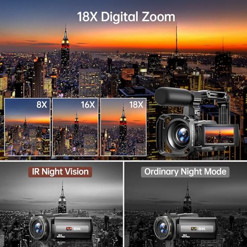 FlyFrost 8K Video Camera HDV-255K 8K 15FPS CMOS Camcorder