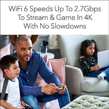 NETGEAR Nighthawk CAX30 Cable Modem Router - DOCSIS 3.1, Dual Band, AX2700 (2.7 Gbps), 4 Ethernet Ports, USB 3.0