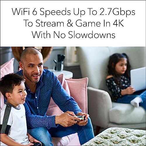 NETGEAR CAX30-200NAS 802.11ax Dual-Band Wi-Fi Cable Modem Router 2.7 Gbps with 4 Ports
