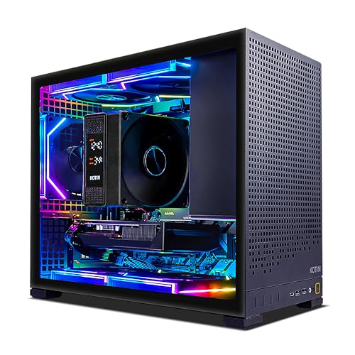 KOTIN Desktop Computer Tower AMD Ryzen 5 9600X 5.4GHz GeForce RTX 5060 Ti 8GB GDDR7 16GB DDR5 6000MHz 1TB PCIe 4.0 SSD 650W 80 Plus Gold WiFi 7 Windows 11 Home