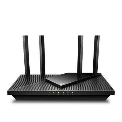 TP-Link Archer AX21 WiFi 6 Router - Dual Band, 1200 Mbps (5GHz), 574 Mbps (2.4GHz), 4 Antennas, Ethernet, Black