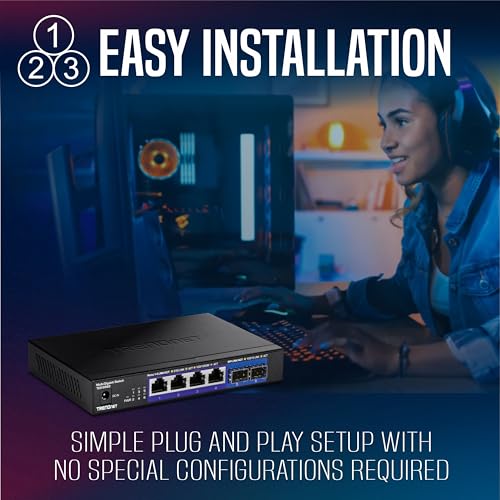 TRENDnet 6-Port Unmanaged Multi-Gig Switch TEG-S562