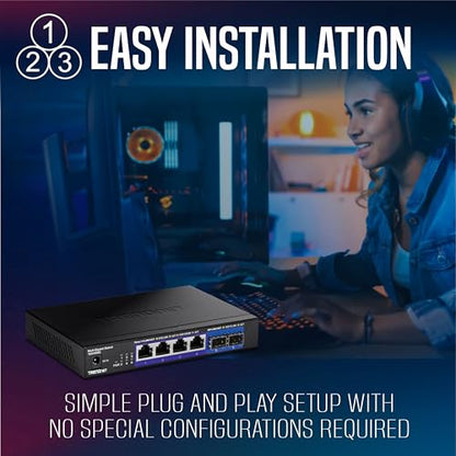 TRENDnet 6-Port Unmanaged Multi-Gig Switch TEG-S562
