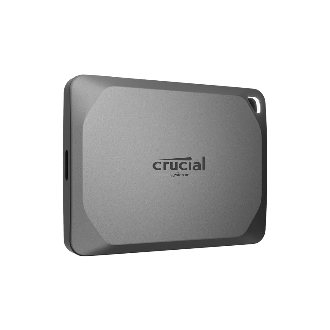Crucial 1TB CT1000X9PROSSD902 Solid State Drive USB-C External Portable SSD