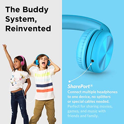 LilGadgets 3.5mm LGCR Connect+ PRO Wired Headphones for Kids