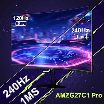 Amzfast 27 Inches AMZG27C1 PRO FHD 1080p 240 Hz VA Monitor