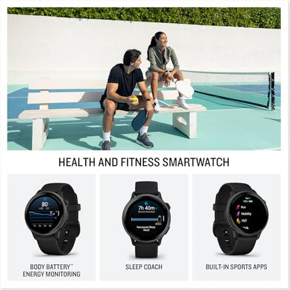 Garmin vívoactive® 6 1.2 Inches 390 x 390 AMOLED Health and Fitness GPS Smartwatch