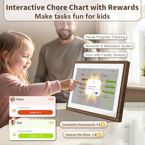 Canupdog 10.1 Inch MW002 1080p Touchscreen Digital Calendar
