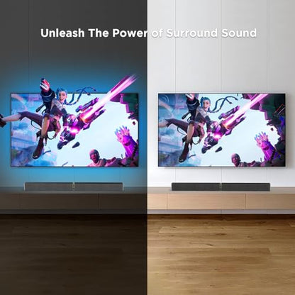 MZEIBO 31" tv soundbar Stereo 80W Soundbar Bluetooth 2.1 Home Theatre