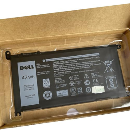 SANISI Lithium Polymer Battery WDX0R 11.4V 42mAh Rechargeable for Compatible Laptops