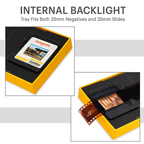 KODAK Mobile Film Scanner - CCD, USB, 1200 dpi, 24 bpp, 5.8"D x 4.25"W x 4.2"H, 249 Grams