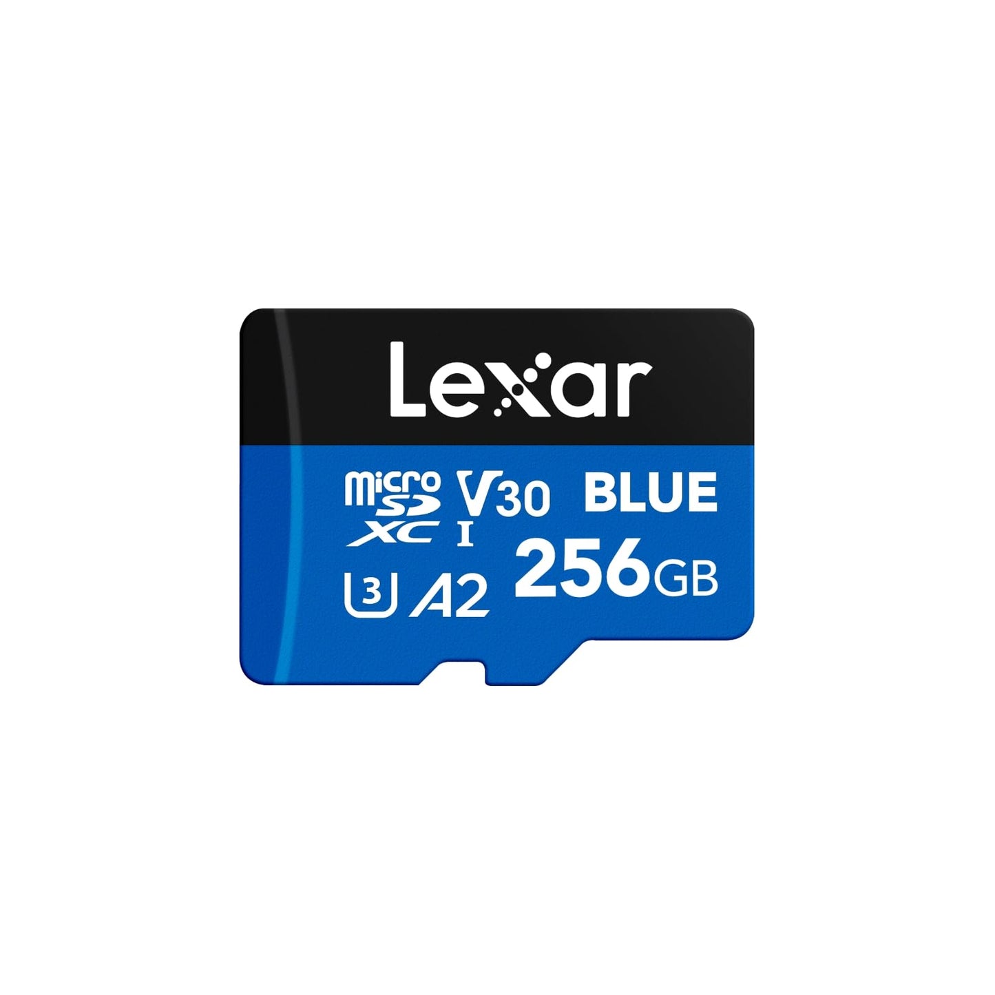Lexar 256GB LMSBLUE256G-BNANG Micro SD Card, MicroSDXC UHS-I, C10, U3, A2, V30