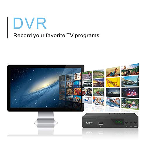 iView 3300STB 23-Pin Digital Converter Box with HDMI, USB Interface, 4 Channels