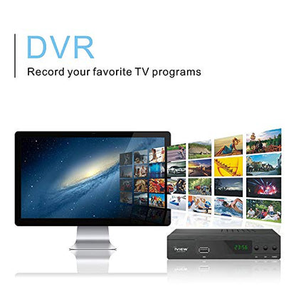 iView 3300STB 23-Pin Digital Converter Box with HDMI, USB Interface, 4 Channels
