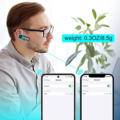 LEKOYE S525-BK Bluetooth Headphones Wireless Noise Cancelling