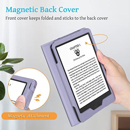 Fintie Stand Case for 6" Amazon Kindle (11th Generation, 2024/2022 Release) PU Leather, Model No. C2V2L3/RS23CV, Adjustable Stand, Auto Sleep/Wake, Card Slots