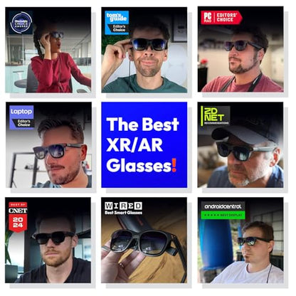 VITURE 135 Inches V1241 Anti-Clip Glasses, UltraClarity Display, Electrochromic Film, A+ Eye-Care Certified