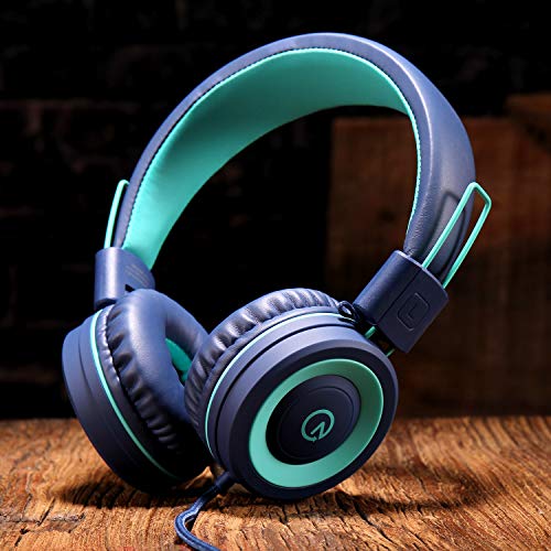 noot products K11 Kids Headphones Wired 3.5mm Jack On-Ear Foldable Design