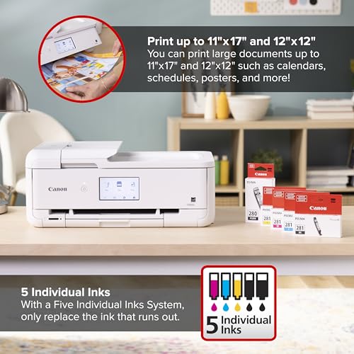 Canon PIXMA TS9521Ca Inkjet Printer - 4800 x 1200 dpi - Automatic Duplex - A4 - Color