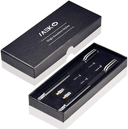 MEKO 5.5-Inch Stylus Pen, Model C-MK21Disc-BB, Compatible with All Capacitive Touch Devices