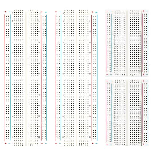 ELEGOO 2PCS 830 Point & 2PCS 400 Point Solderless Prototype PCB Board Kit