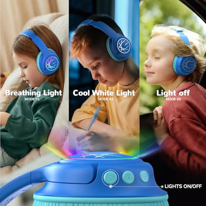 iClever BTH18 43 Hours Bluetooth Wireless Headphones 5.3 Over Ear