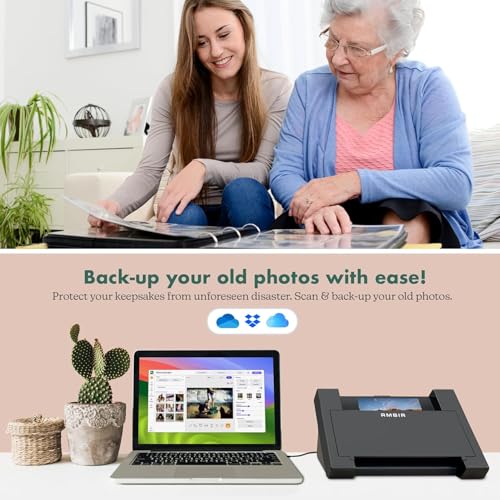AMBIR Photo Scanner PS400Y2-AM USB Connection 300/600 DPI 24-bit Greyscale