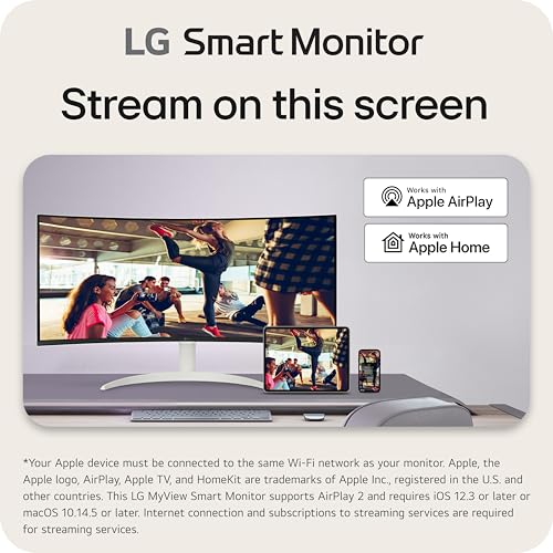 LG 34SR60QC-W 34-Inch QHD Ultra Wide 1440p Monitor 100Hz VA Panel