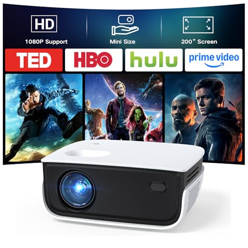 NICPOW Portable Projector RD850 1280x720 7500 Lumens LED LED Projector