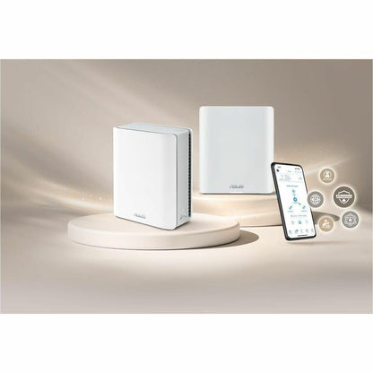 ASUS BT8 (W-2-PK) Tri-Band WiFi 7 Mesh 5900 sq.ft. 14 Gbps 2.5G Dual Ports Router