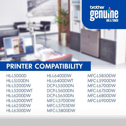 Brother TN850 High-Yield Black Toner Cartridge - 8000 Page Yield