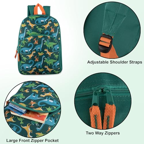 Trail Maker 15" Kids Backpack 2994dino Daypack Polyester Travel Backpack