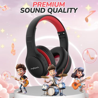 JoySpark Kids Bluetooth Headphones B08 Wireless, Bluetooth 5.4, Over-Ear, 60 Hour Battery Life