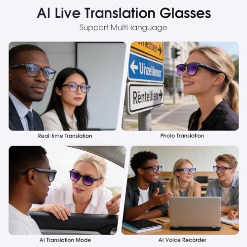 Amwentu 1.0 Count A2 4K No Display Smart Glasses