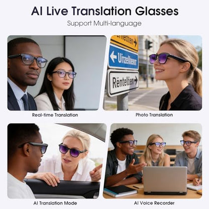 Amwentu 1.0 Count A2 4K No Display Smart Glasses