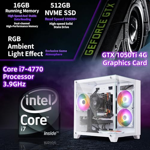 ZER-LON AOV1050Ti Intel Core i7-4770 3840x2160 75Watts Tower Computer