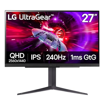 LG 27GR83Q-B 27 Inch QHD Ultra Wide 2560x1440 240Hz IPS Monitor