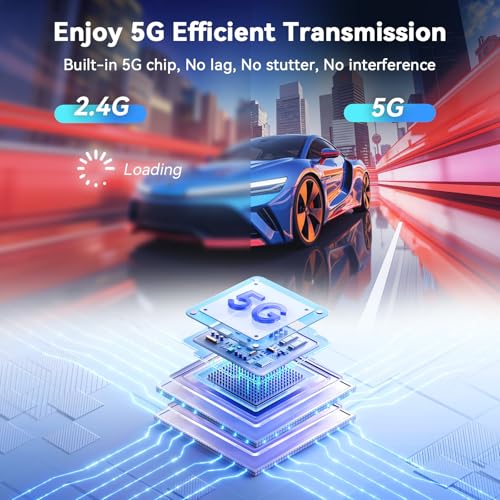 4URPC Compact HDMI Transmitter and Receiver, Model HB742(SP004K), 4K Resolution, Wi-Fi Connectivity, USB Type-C