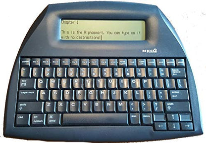 Alphasmart 12.4" NEO-AA-0410-10971-AQ QWERTY USB Handheld Word Processor
