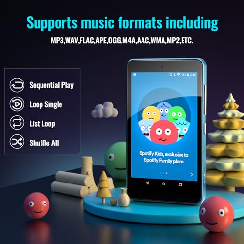 Luoran 4 Inch M4S 2000mAh 16GB IPS MP3 Player