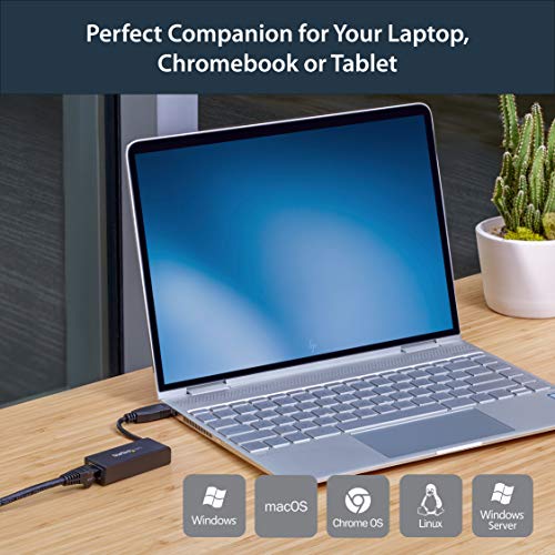 StarTech USB 3.0 to Gigabit Ethernet NIC Adapter USB31000S 1 Gigabit Ethernet Adapter