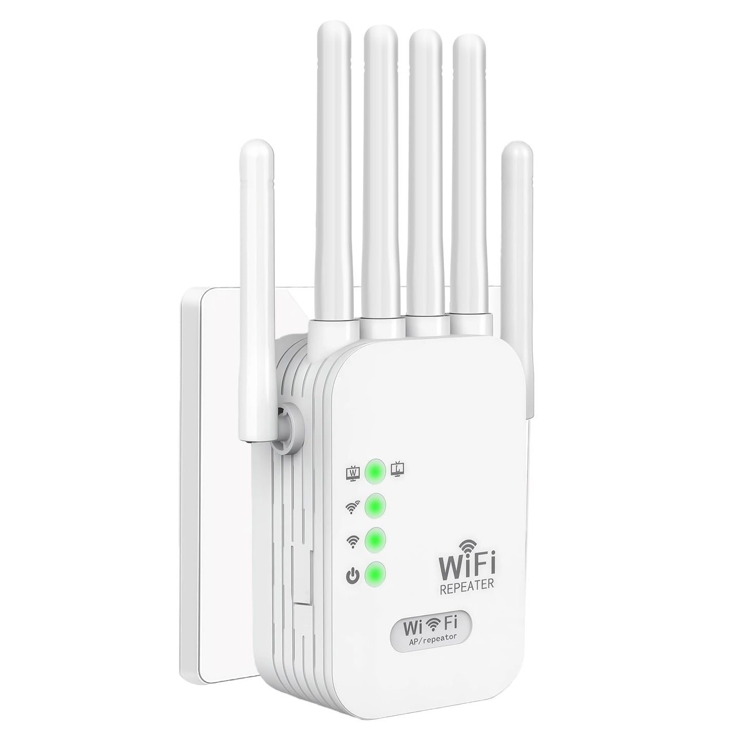 NONENDU 9800 Sq Ft WiFi Repeater 300 Mbps 6 Antennas Wireless Signal Booster