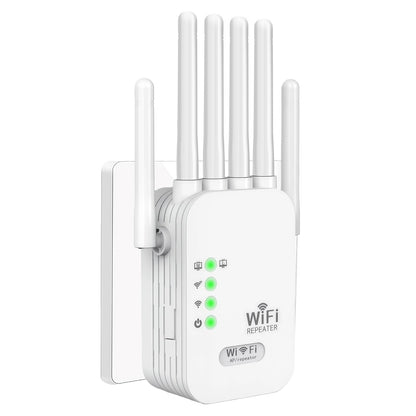 NONENDU 9800 Sq Ft WiFi Repeater 300 Mbps 6 Antennas Wireless Signal Booster