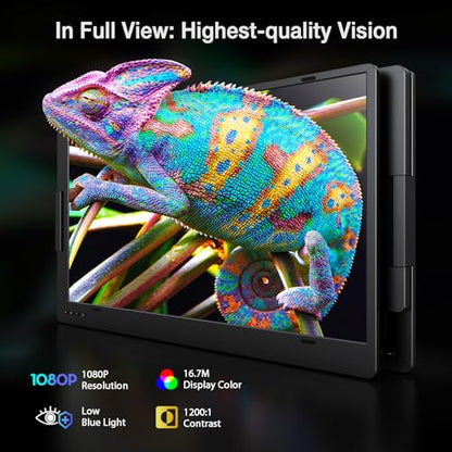 KYY 15.6" X90D FHD 1080p 60Hz LCD Dual Portable Monitor