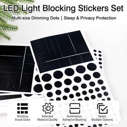 Brvlsoc Restickable Webcam Covers - Black, Multiple Sizes - Privacy Stickers for Laptops, Smartphones, Tablets, Smart TVs, Game Consoles