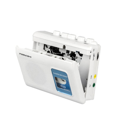 TOMASHI 4.57 x 3.54 x 1.38 inches F-119F-318F Mono Battery Powered Portable Cassette Recorder
