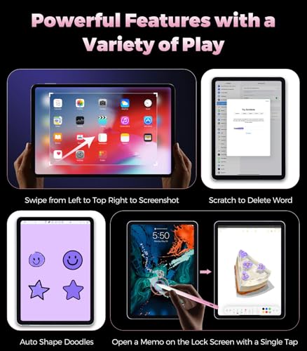 CMARS Stylus Pen for iPad 6th-11th Generation - Gradient Pink